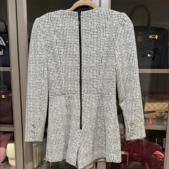 Alice + Olivia Tweed Jumpsuit - Picture 7 of 7